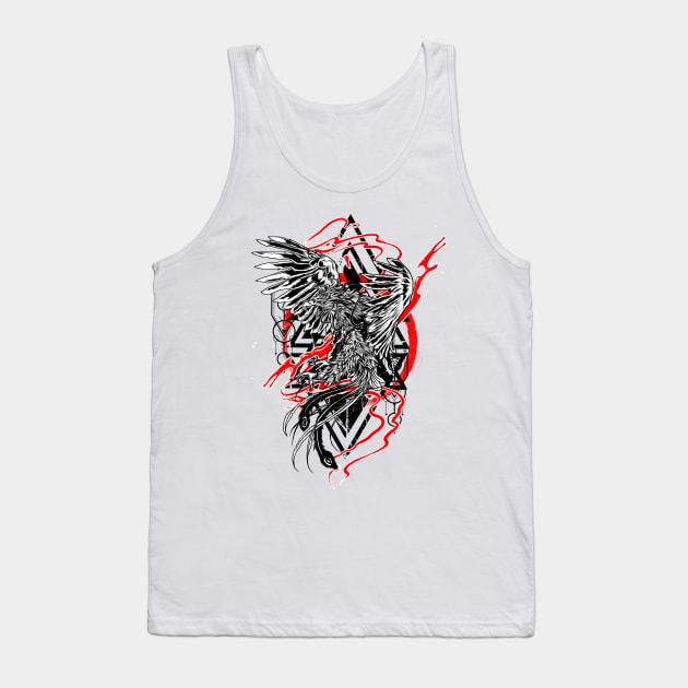 An eagle phoenix aggressive Tank Top by Shadowbyte91